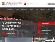 Tablet Screenshot of dierenziekenhuis.nl